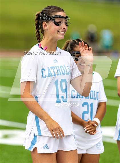 Thumbnail 1 in Charlotte Catholic vs. Cardinal Gibbons (NCHSAA 4A Final) photogallery.