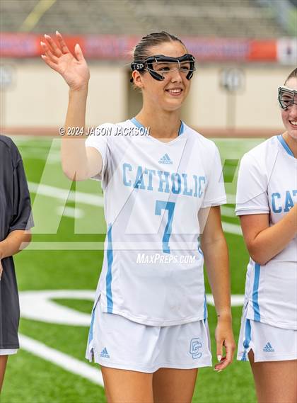 Thumbnail 2 in Charlotte Catholic vs. Cardinal Gibbons (NCHSAA 4A Final) photogallery.