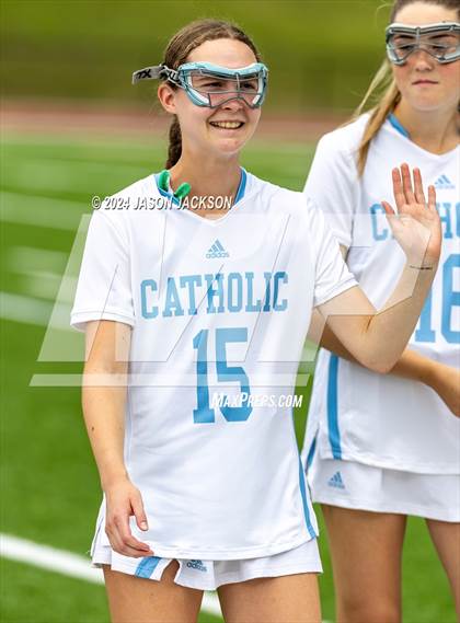 Thumbnail 1 in Charlotte Catholic vs. Cardinal Gibbons (NCHSAA 4A Final) photogallery.