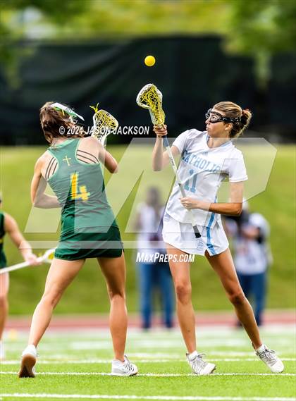 Thumbnail 2 in Charlotte Catholic vs. Cardinal Gibbons (NCHSAA 4A Final) photogallery.