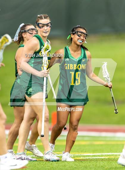 Thumbnail 3 in Charlotte Catholic vs. Cardinal Gibbons (NCHSAA 4A Final) photogallery.