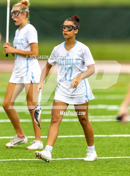 Thumbnail 1 in Charlotte Catholic vs. Cardinal Gibbons (NCHSAA 4A Final) photogallery.