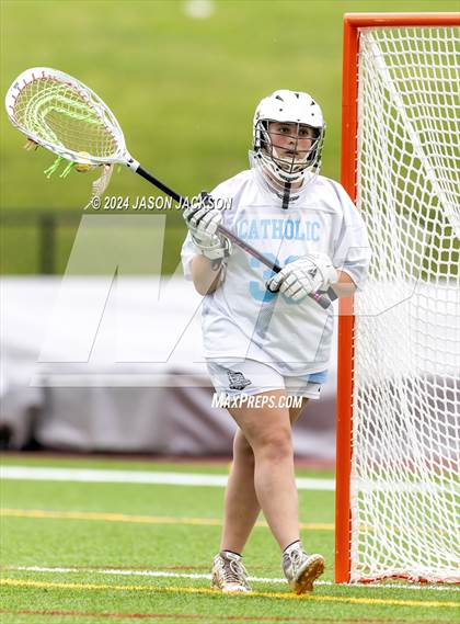 Thumbnail 2 in Charlotte Catholic vs. Cardinal Gibbons (NCHSAA 4A Final) photogallery.