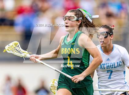 Thumbnail 2 in Charlotte Catholic vs. Cardinal Gibbons (NCHSAA 4A Final) photogallery.