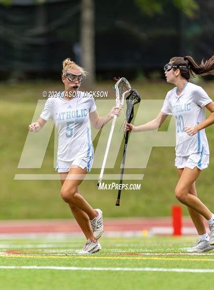 Thumbnail 1 in Charlotte Catholic vs. Cardinal Gibbons (NCHSAA 4A Final) photogallery.