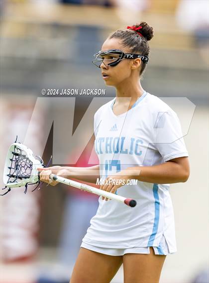 Thumbnail 2 in Charlotte Catholic vs. Cardinal Gibbons (NCHSAA 4A Final) photogallery.