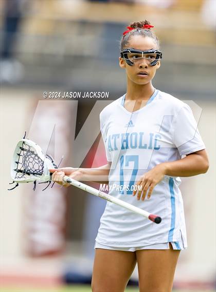 Thumbnail 1 in Charlotte Catholic vs. Cardinal Gibbons (NCHSAA 4A Final) photogallery.