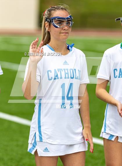 Thumbnail 3 in Charlotte Catholic vs. Cardinal Gibbons (NCHSAA 4A Final) photogallery.