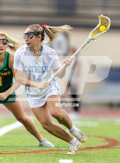 Thumbnail 1 in Charlotte Catholic vs. Cardinal Gibbons (NCHSAA 4A Final) photogallery.