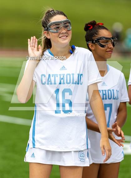 Thumbnail 2 in Charlotte Catholic vs. Cardinal Gibbons (NCHSAA 4A Final) photogallery.