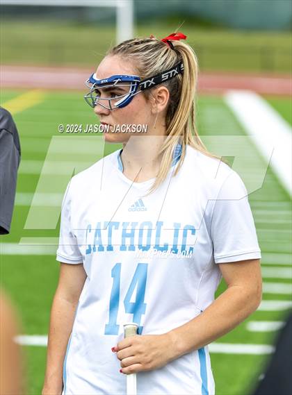 Thumbnail 3 in Charlotte Catholic vs. Cardinal Gibbons (NCHSAA 4A Final) photogallery.