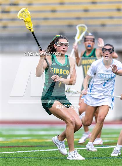 Thumbnail 2 in Charlotte Catholic vs. Cardinal Gibbons (NCHSAA 4A Final) photogallery.