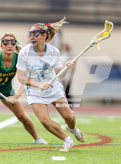 Thumbnail 3 in Charlotte Catholic vs. Cardinal Gibbons (NCHSAA 4A Final) photogallery.