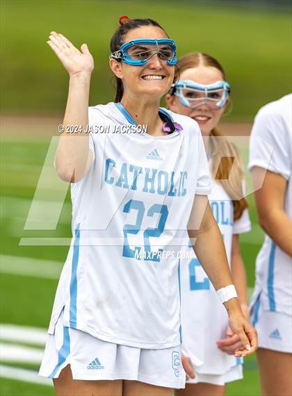 Thumbnail 1 in Charlotte Catholic vs. Cardinal Gibbons (NCHSAA 4A Final) photogallery.