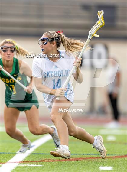 Thumbnail 3 in Charlotte Catholic vs. Cardinal Gibbons (NCHSAA 4A Final) photogallery.