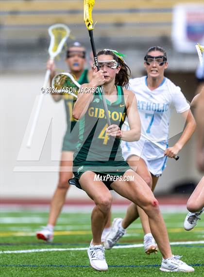 Thumbnail 3 in Charlotte Catholic vs. Cardinal Gibbons (NCHSAA 4A Final) photogallery.