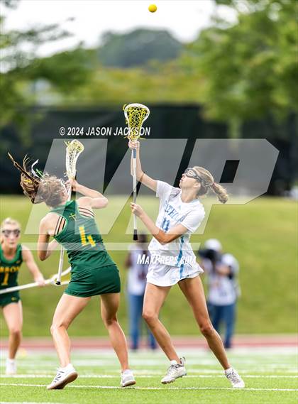 Thumbnail 3 in Charlotte Catholic vs. Cardinal Gibbons (NCHSAA 4A Final) photogallery.