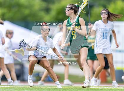 Thumbnail 2 in Charlotte Catholic vs. Cardinal Gibbons (NCHSAA 4A Final) photogallery.
