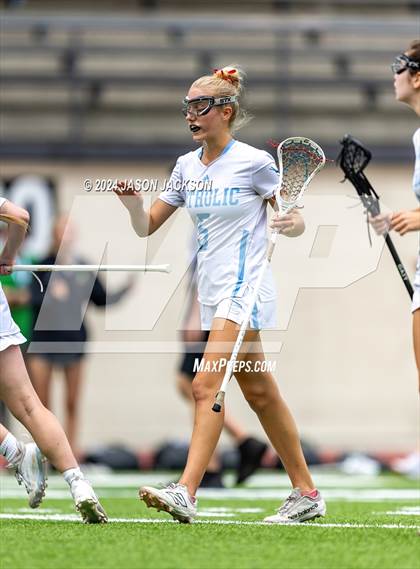 Thumbnail 3 in Charlotte Catholic vs. Cardinal Gibbons (NCHSAA 4A Final) photogallery.