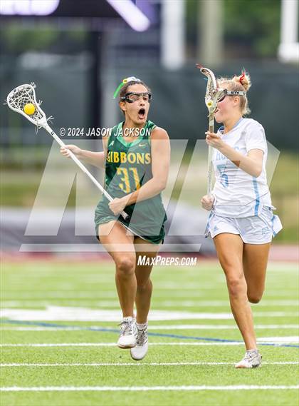 Thumbnail 2 in Charlotte Catholic vs. Cardinal Gibbons (NCHSAA 4A Final) photogallery.