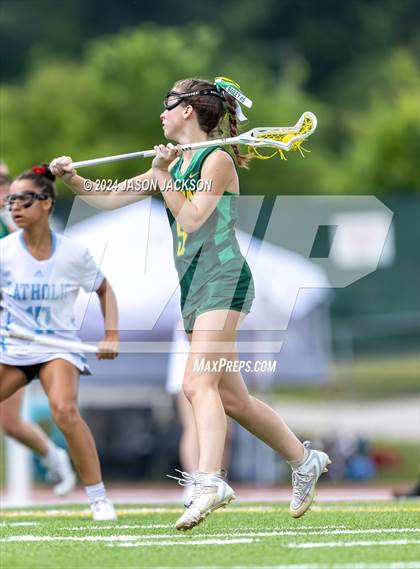 Thumbnail 3 in Charlotte Catholic vs. Cardinal Gibbons (NCHSAA 4A Final) photogallery.