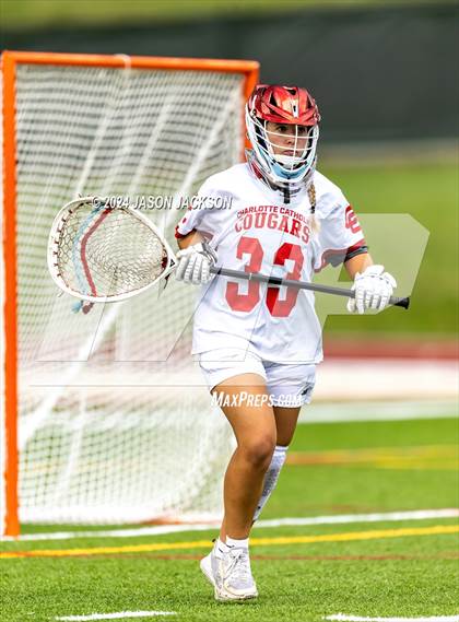 Thumbnail 1 in Charlotte Catholic vs. Cardinal Gibbons (NCHSAA 4A Final) photogallery.
