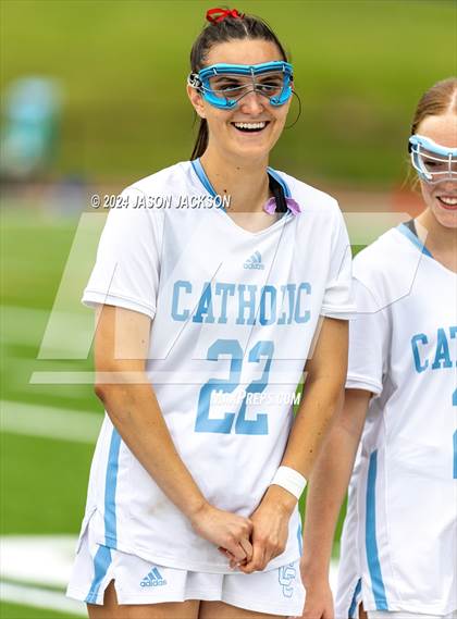 Thumbnail 3 in Charlotte Catholic vs. Cardinal Gibbons (NCHSAA 4A Final) photogallery.
