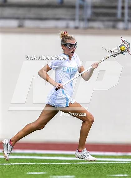 Thumbnail 3 in Charlotte Catholic vs. Cardinal Gibbons (NCHSAA 4A Final) photogallery.