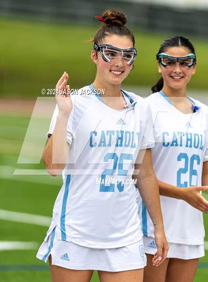 Thumbnail 3 in Charlotte Catholic vs. Cardinal Gibbons (NCHSAA 4A Final) photogallery.