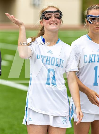 Thumbnail 2 in Charlotte Catholic vs. Cardinal Gibbons (NCHSAA 4A Final) photogallery.