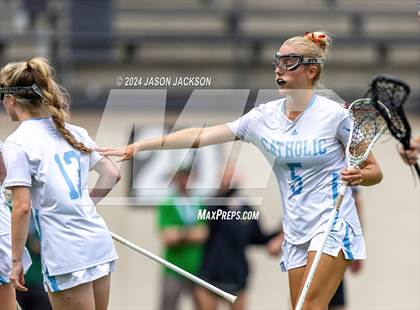 Thumbnail 1 in Charlotte Catholic vs. Cardinal Gibbons (NCHSAA 4A Final) photogallery.