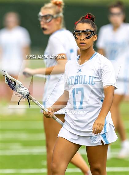 Thumbnail 2 in Charlotte Catholic vs. Cardinal Gibbons (NCHSAA 4A Final) photogallery.