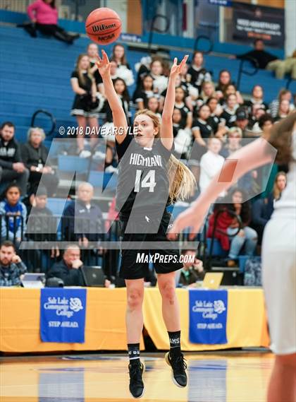 Thumbnail 1 in Highland vs. Woods Cross (UHSAA 5A Quarterfinal) photogallery.