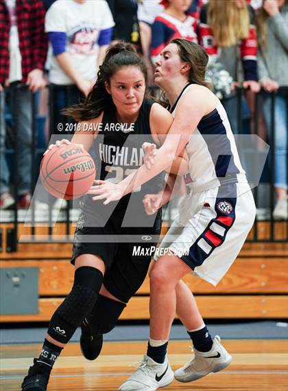 Thumbnail 2 in Highland vs. Woods Cross (UHSAA 5A Quarterfinal) photogallery.