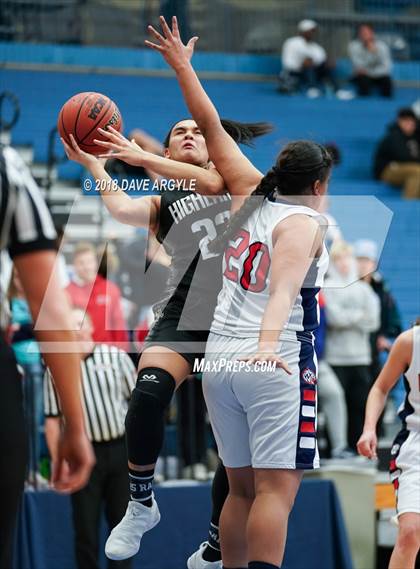 Thumbnail 2 in Highland vs. Woods Cross (UHSAA 5A Quarterfinal) photogallery.