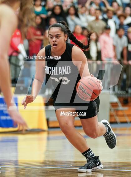 Thumbnail 2 in Highland vs. Woods Cross (UHSAA 5A Quarterfinal) photogallery.