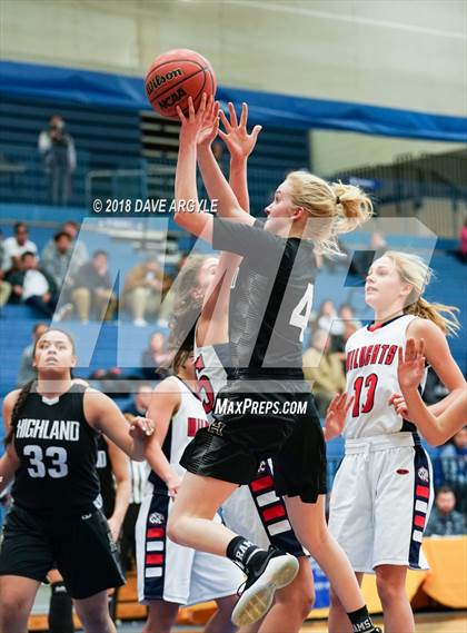 Thumbnail 3 in Highland vs. Woods Cross (UHSAA 5A Quarterfinal) photogallery.