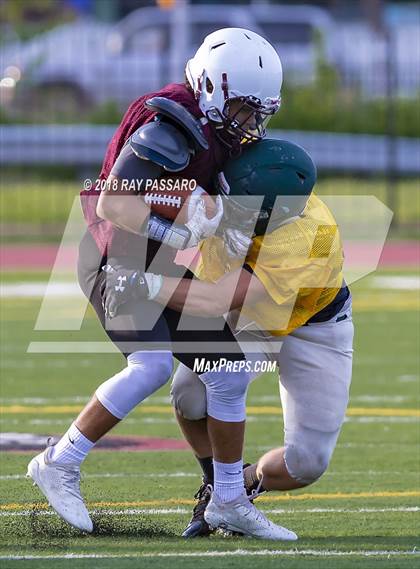 Thumbnail 1 in William Floyd vs Bay Shore Scrimmage photogallery.