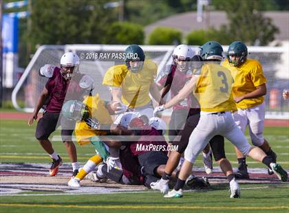 Thumbnail 1 in William Floyd vs Bay Shore Scrimmage photogallery.