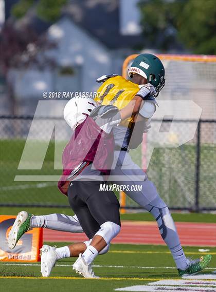 Thumbnail 1 in William Floyd vs Bay Shore Scrimmage photogallery.