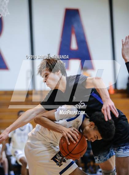 Thumbnail 2 in Palisades vs  Muir (Rose City Roundball Classic) photogallery.
