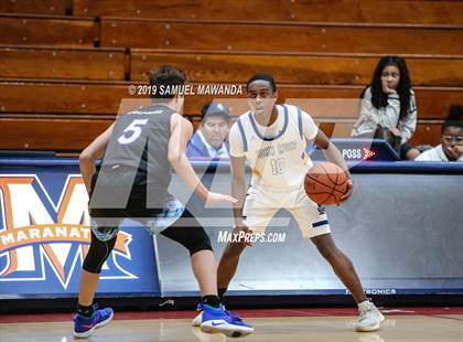 Thumbnail 3 in Palisades vs  Muir (Rose City Roundball Classic) photogallery.