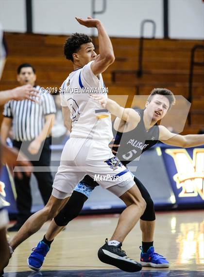 Thumbnail 1 in Palisades vs  Muir (Rose City Roundball Classic) photogallery.