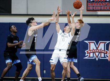 Thumbnail 3 in Palisades vs  Muir (Rose City Roundball Classic) photogallery.