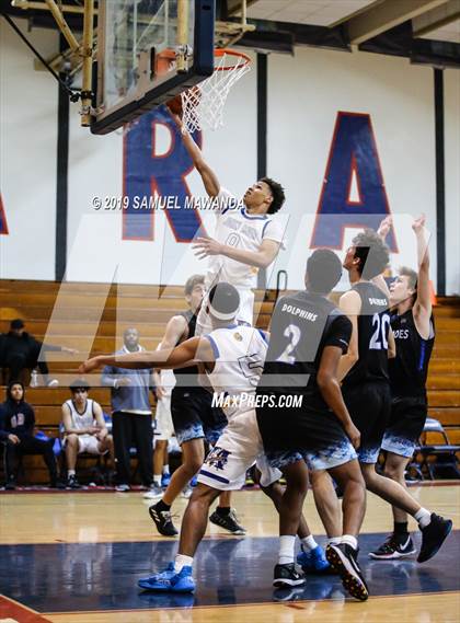 Thumbnail 1 in Palisades vs  Muir (Rose City Roundball Classic) photogallery.