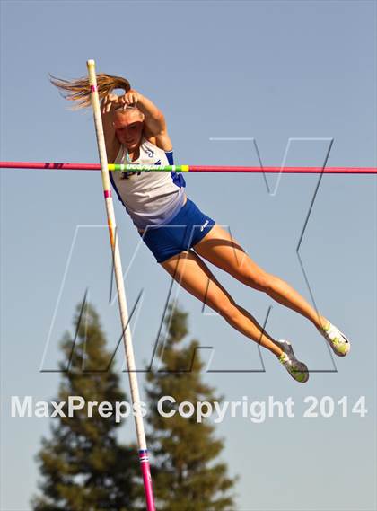 Thumbnail 2 in CIF State Track and Field (Girls Pole Vault) photogallery.