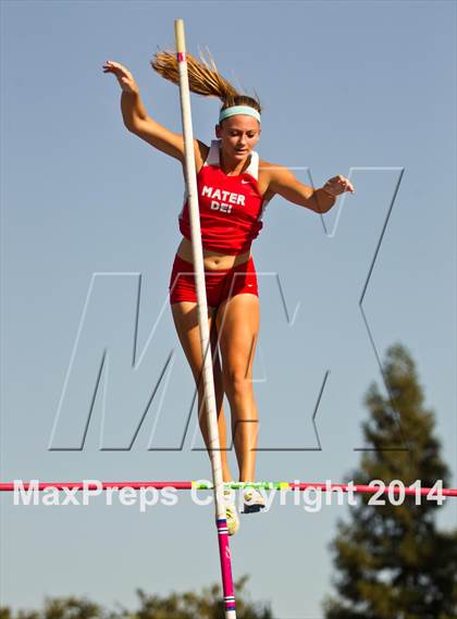 Thumbnail 1 in CIF State Track and Field (Girls Pole Vault) photogallery.