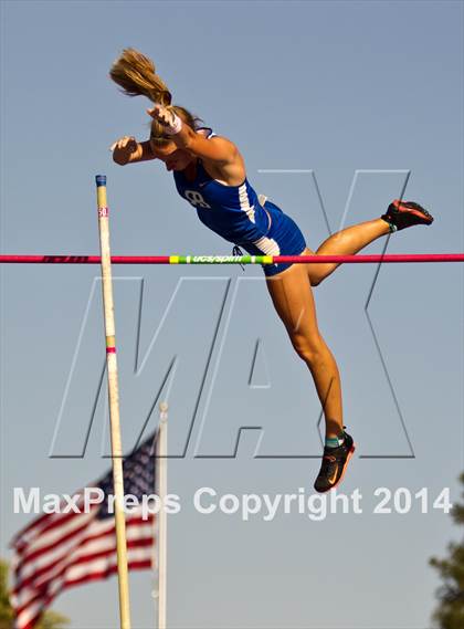 Thumbnail 2 in CIF State Track and Field (Girls Pole Vault) photogallery.