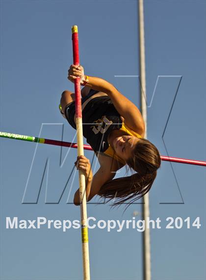 Thumbnail 2 in CIF State Track and Field (Girls Pole Vault) photogallery.
