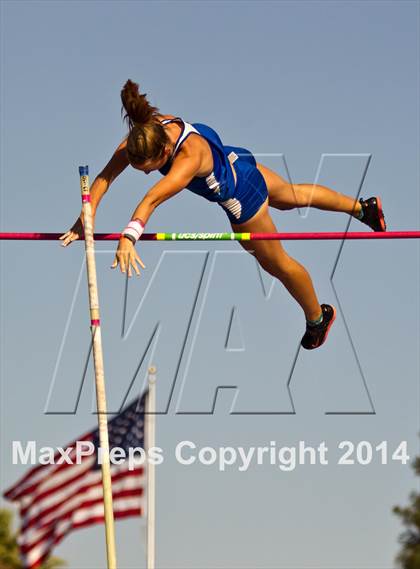 Thumbnail 1 in CIF State Track and Field (Girls Pole Vault) photogallery.